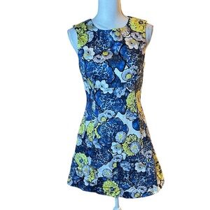 Karen Millen Daisy Blue Dress